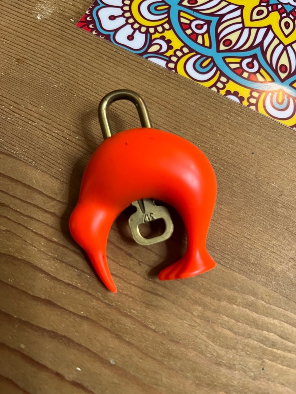 Louis Vuitton penguin Lock n key #317 Excellent & unique